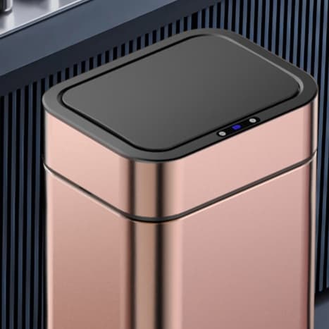 自動開閉式センサー付きステンレスゴミ箱