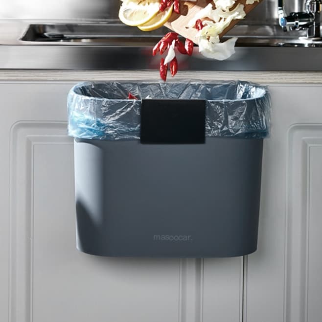 マグネット式壁掛けゴミ箱