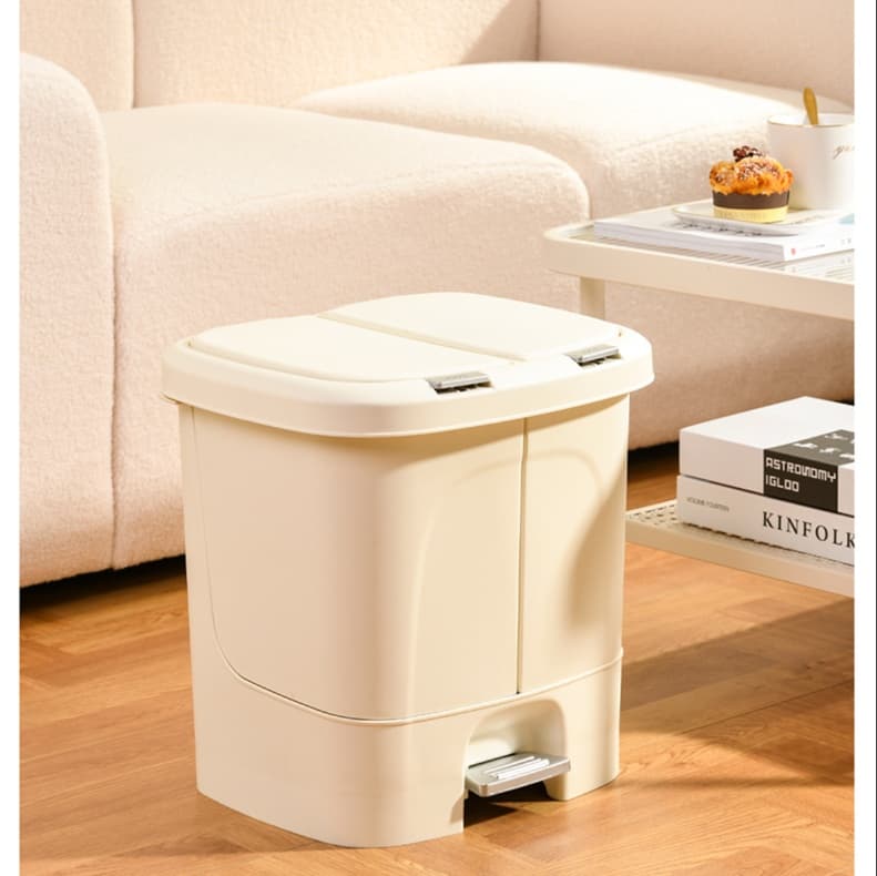 キッチン ゴミ箱 静音機能付き分別ダストボックス