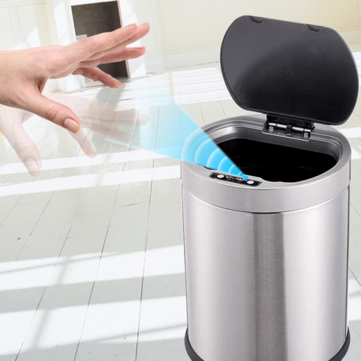 カラー豊富　自動開閉センサー付きスリムゴミ箱