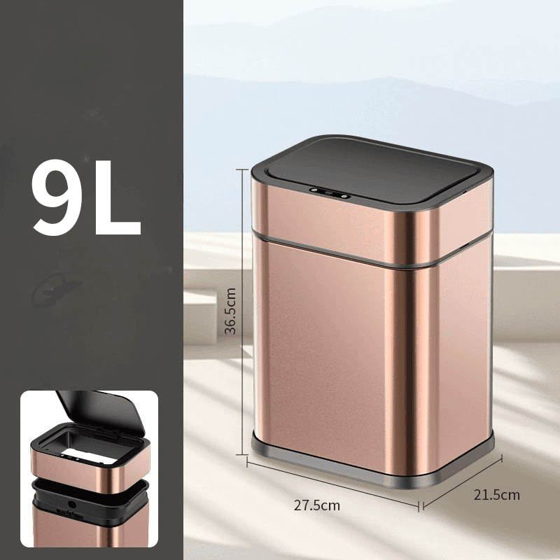 自動開閉式センサー付きステンレスゴミ箱