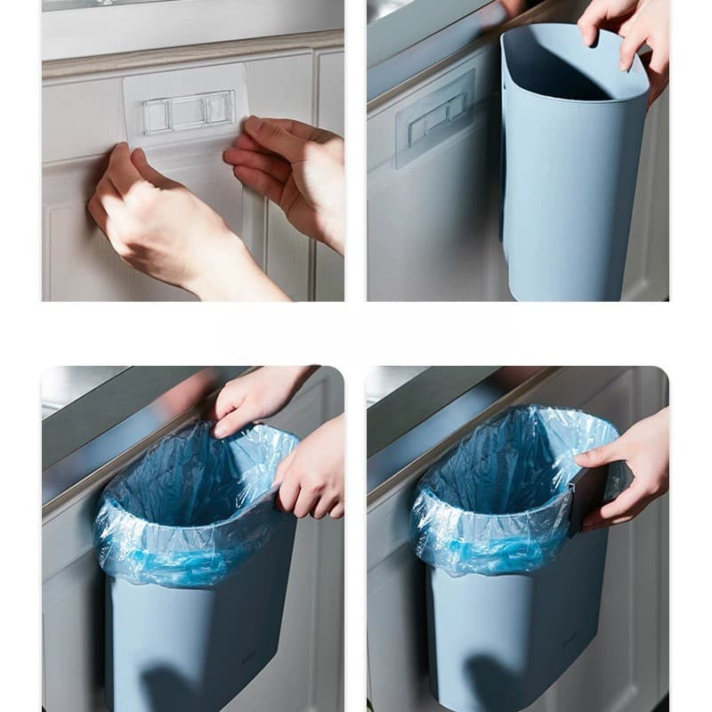 マグネット式壁掛けゴミ箱