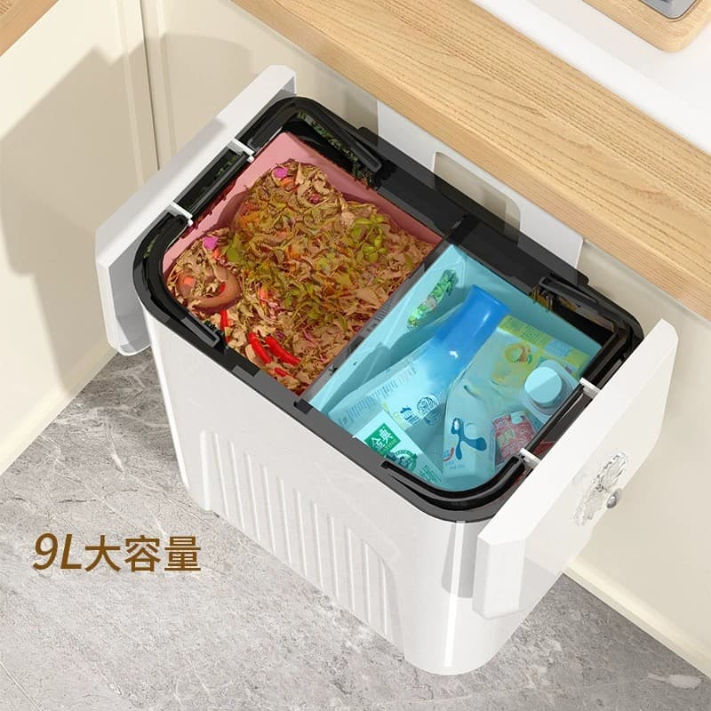 省スペース壁掛け式キッチンごみ箱