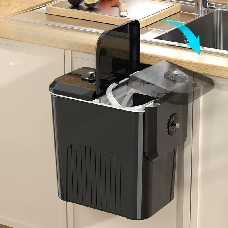 省スペース壁掛け式キッチンごみ箱