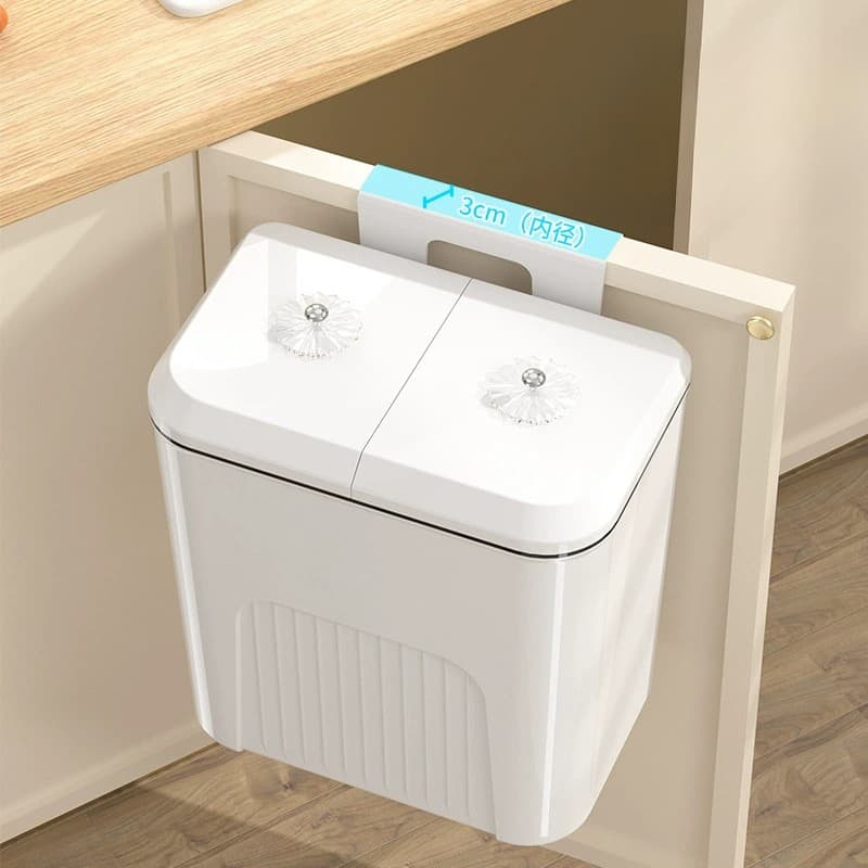 省スペース壁掛け式キッチンごみ箱