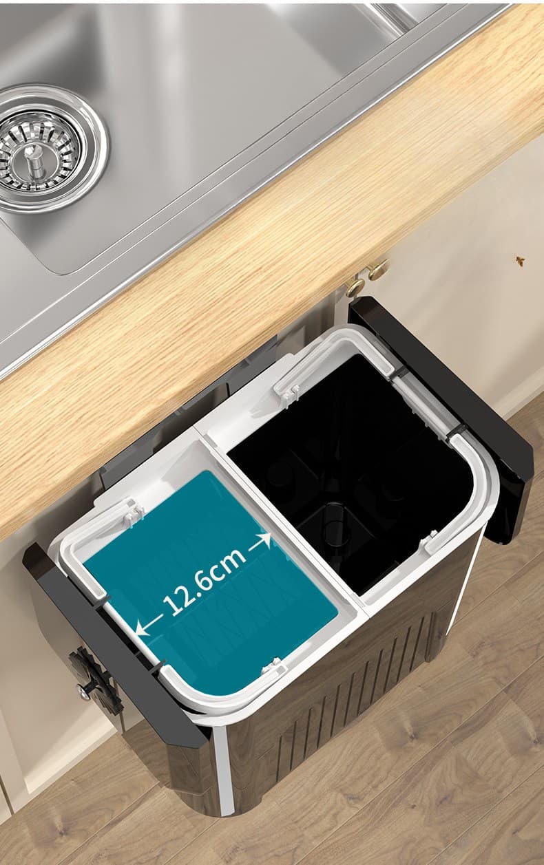 省スペース壁掛け式キッチンごみ箱