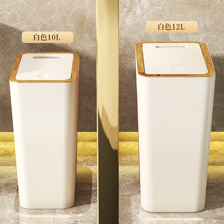 高級感あふれる静音開閉蓋付きゴミ箱