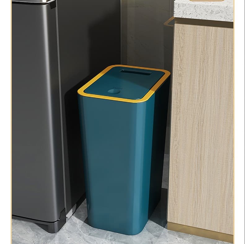 高級感あふれる静音開閉蓋付きゴミ箱