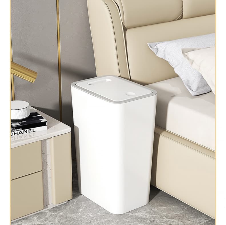高級感あふれる静音開閉蓋付きゴミ箱