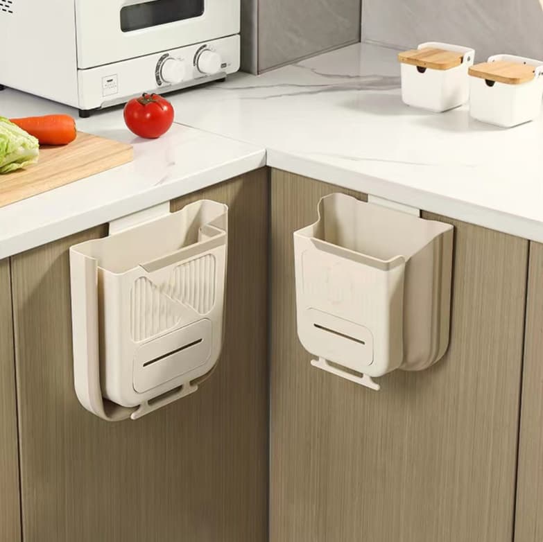 折りたたみ式壁掛けキッチンごみ箱