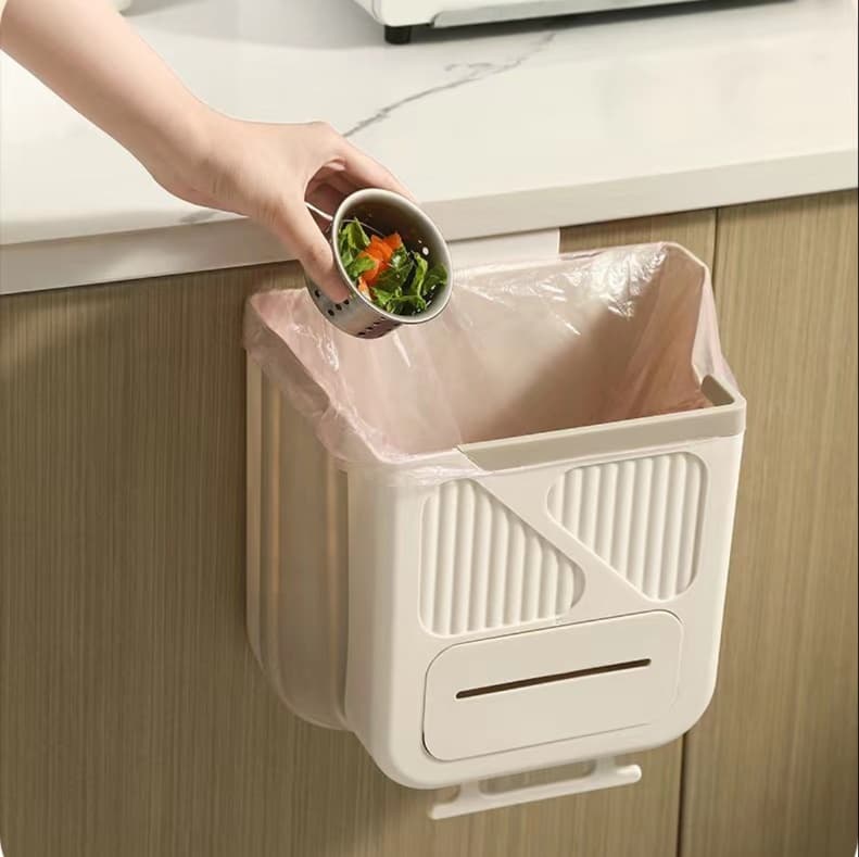 折りたたみ式壁掛けキッチンごみ箱