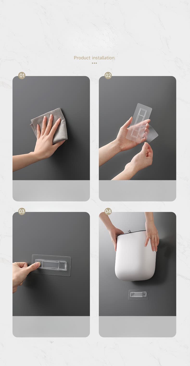 省スペース壁掛けゴミ箱