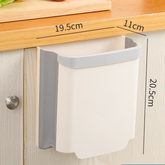 折りたためる壁掛け型ごみ箱