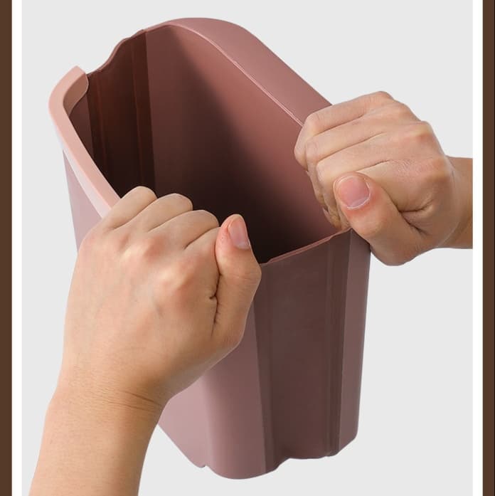 折りたためる壁掛け型ごみ箱