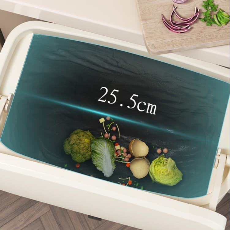 パンダのイラストが可愛い　省スペース壁掛けキッチンごみ箱