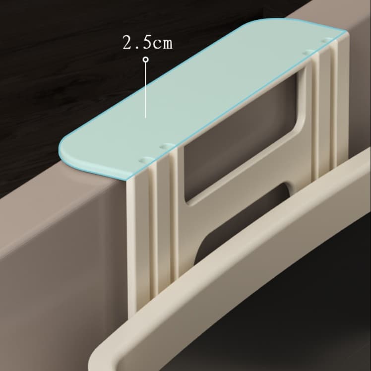 パンダのイラストが可愛い　省スペース壁掛けキッチンごみ箱