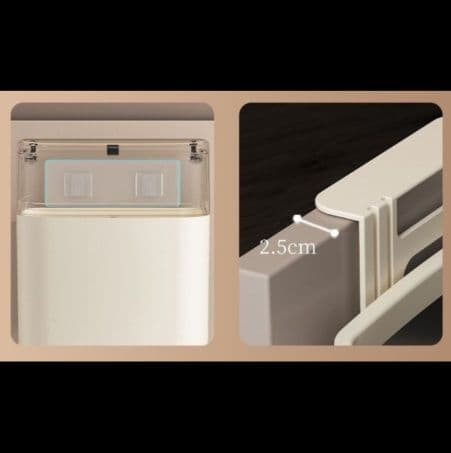 マグネット取付　省スペース壁掛けゴミ箱