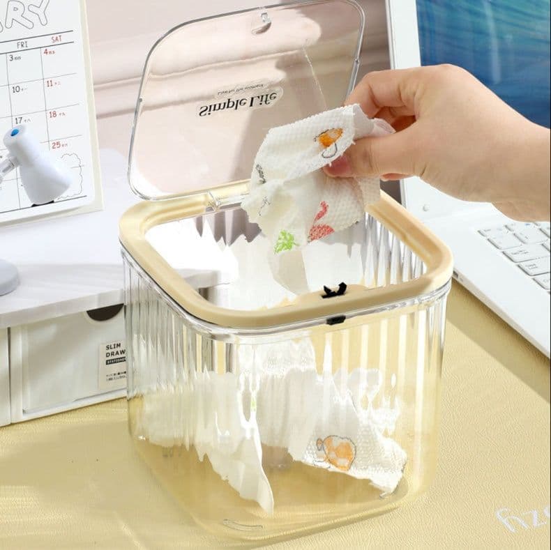 シンプル角型 おしゃれ卓上ゴミ箱