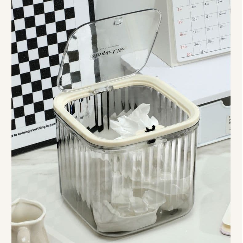 シンプル角型 おしゃれ卓上ゴミ箱