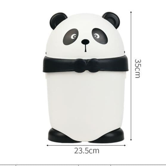 パンダとペンギンのかわいいコンパクトゴミ箱