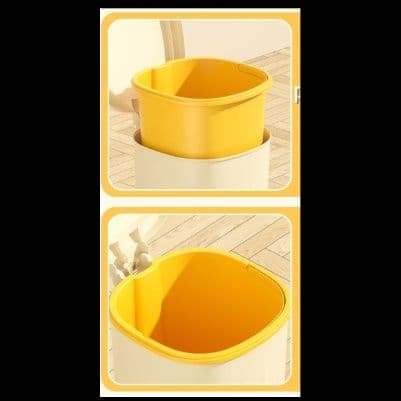 静音タイプあり　ペダルで開く蓋付きゴミ箱