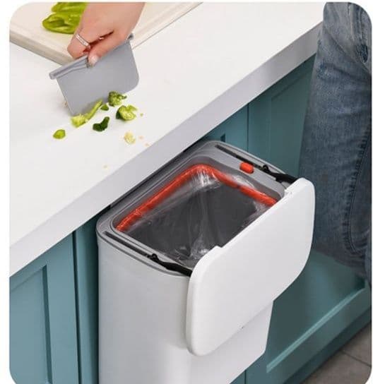 マグネット収納スリム壁掛けゴミ箱