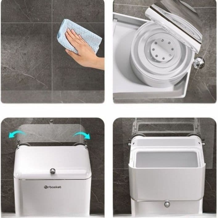 キッチン ゴミ箱 壁掛け式スクエアゴミ箱