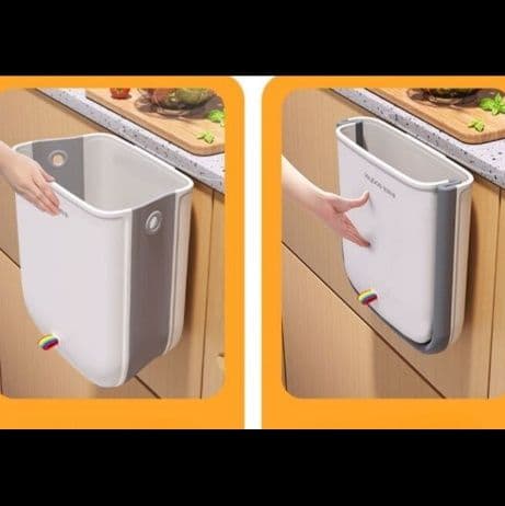 キッチン ゴミ箱 キッチン折りたたみ壁掛けゴミ箱