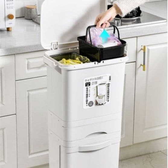 キッチン ゴミ箱 ふた付き分別キッチンペダルゴミ箱