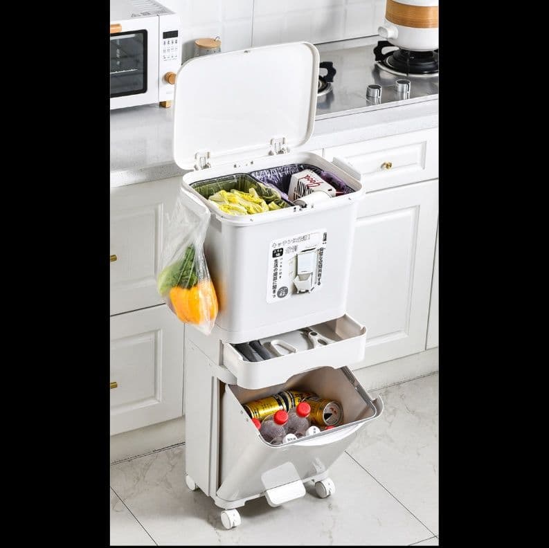 キッチン ゴミ箱 ふた付き分別キッチンペダルゴミ箱