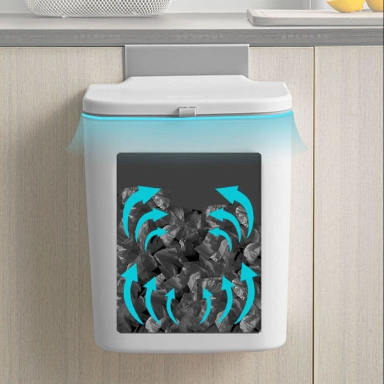 キッチン ゴミ箱 簡単開閉の壁掛けキッチンゴミ箱