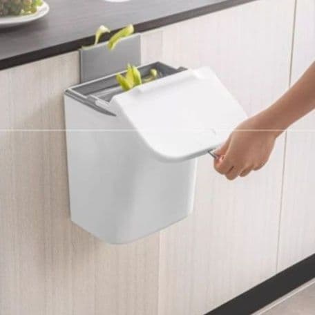 キッチン ゴミ箱 簡単開閉の壁掛けキッチンゴミ箱