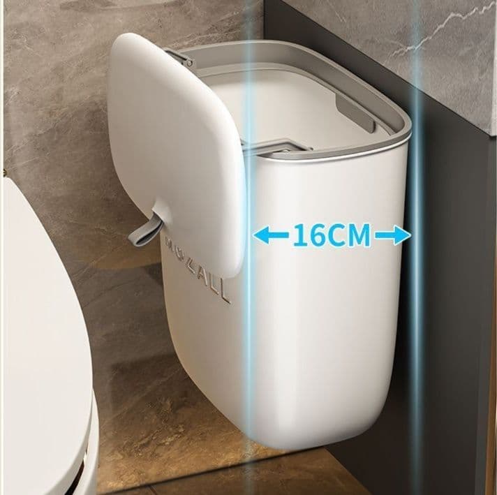 キッチン ゴミ箱 水玉デザイン壁掛けゴミ箱