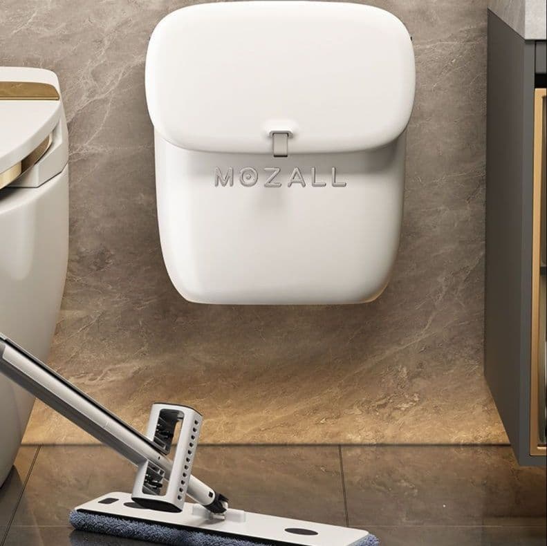 キッチン ゴミ箱 水玉デザイン壁掛けゴミ箱