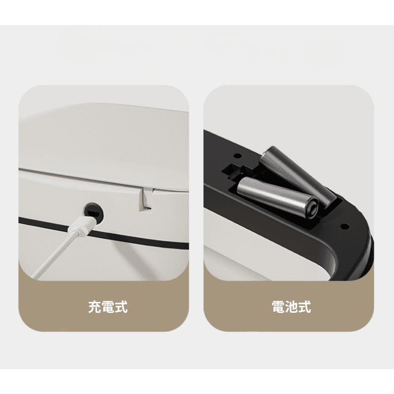 押すだけ簡単ワンプッシュ蓋付きキッチン用角型ごみ箱