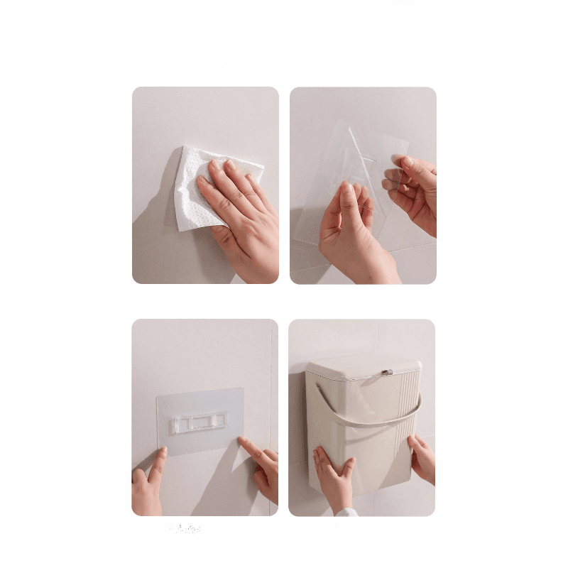 壁掛け式二段開口キッチン用ゴミ箱