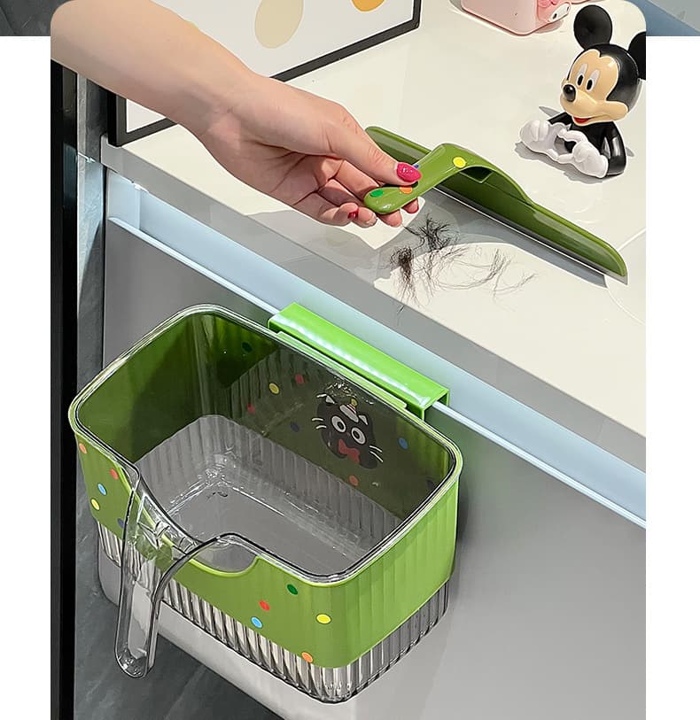 キッチン ゴミ箱 かわいい猫柄キャビネット取付ごみ箱