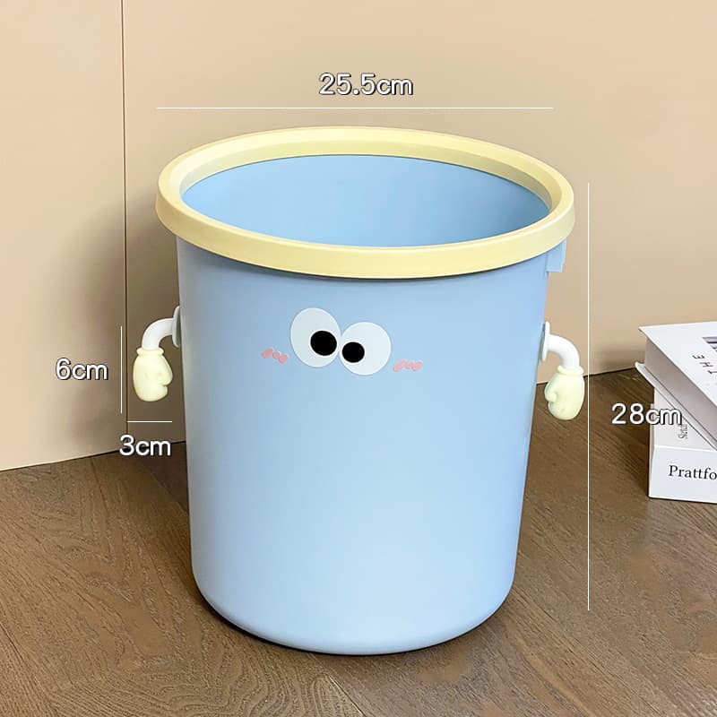 かわいいキャラクター風ごみ箱