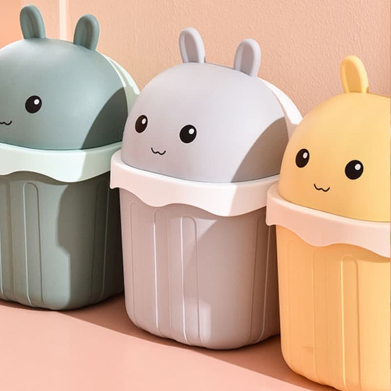 うさぎモチーフ ミニゴミ箱