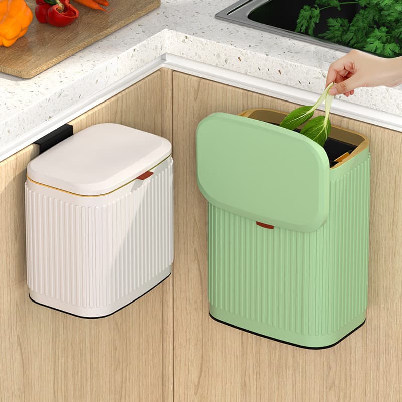 カラー豊富　壁掛け式キゴミ箱