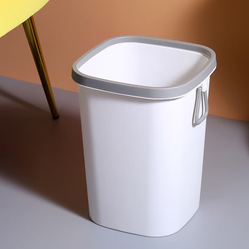 スタイリッシュ蓋付きコンパクトゴミ箱