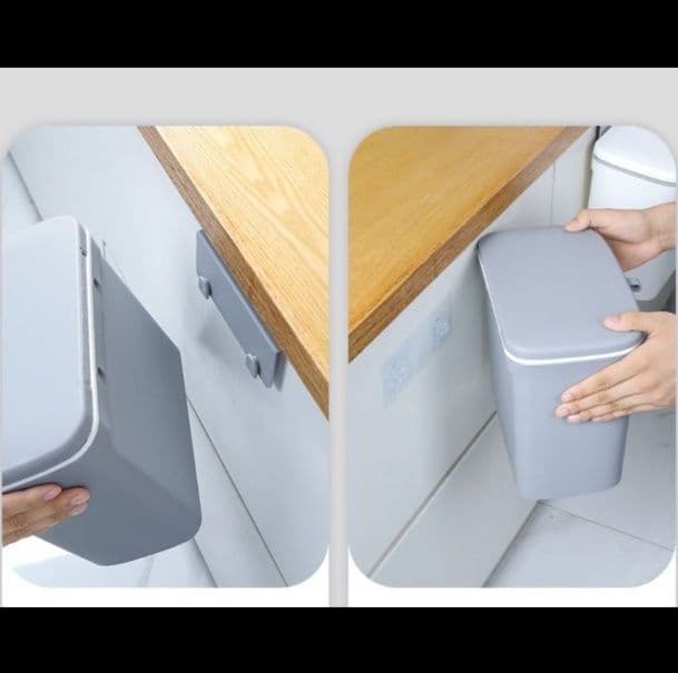 壁掛け式省空間蓋付きキッチンゴミ箱