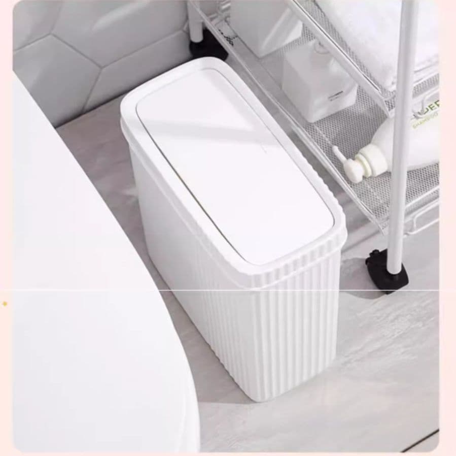 スリム型密閉式シンプルなごみ箱