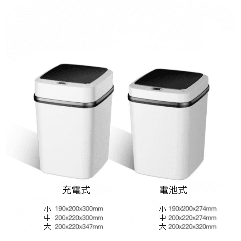 自動開閉センサー付き蓋付きキッチンゴミ箱