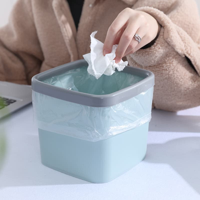 蓋なし 卓上ミニ角型ゴミ箱
