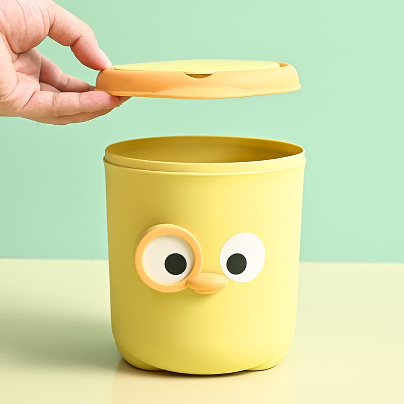 目がかわいい小鳥風ミニゴミ箱