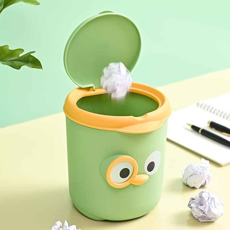 目がかわいい小鳥風ミニゴミ箱