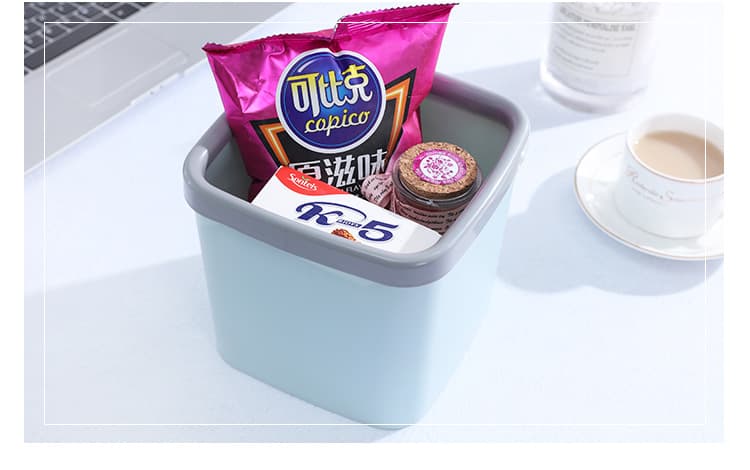 蓋なし 卓上ミニ角型ゴミ箱